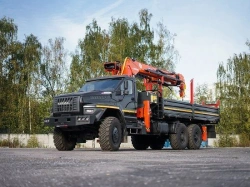 Hydraulic Cargo Crane Truck MKMA on URAL 4320 Base U0K06N-4Z095