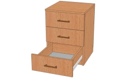 Stationary Cabinet with Drawers TS-1