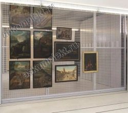 Metal Mesh Display Stand for Paintings "ASKomplekt