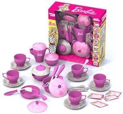 Barbie Themed Kitchen and Tea Set for Kids (38 Pieces)