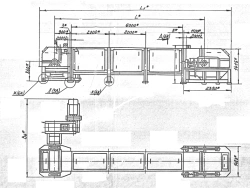 Horizontal and Inclined Scraper Conveyor for Anthracite and Coal Transport KSGS-6MK