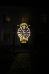 Decorative Outdoor Frame Illumination "Clock