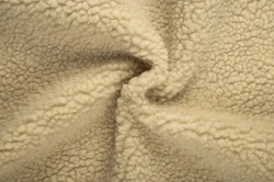 Artificial Knit Fur Fabric with 90% Wool Content