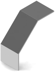 Vertical External Corner Cover 90 Degrees for Cable Trays KLZ 000x00 V90