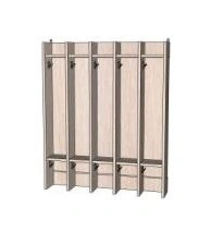 Preschool Furniture Coat Rack - Versatile Storage Solution