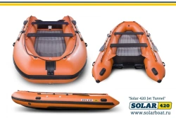 Inflatable Motor Boat SOLAR-420 Jet Tunnel