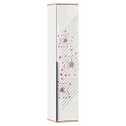 Urban LD.528040.000 One-Door Cabinet (White/Pink)