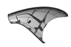 Secondary Brake Lever Cover for Car Interior - Model 96845238 ZD