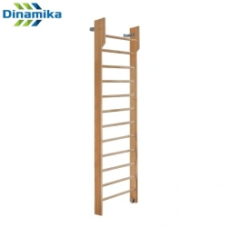 Swedish Gymnastics Wall with Pull-Up Bar - Pine Wood