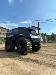 All-Terrain Vehicle AG 30 for Transporting People and Cargo