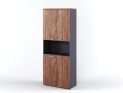 Freedom Wide Office Cabinet with Niche, Art. FSHN 02