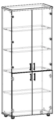 Office Cabinet - Custom Design and Dimensions