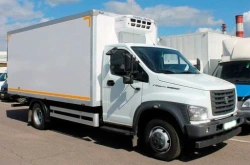 Isothermal or Refrigerated Cargo Truck with Diesel Engine - Model 4389J1 on GAZ Chassis C41R13, C41R33, C42R33, C41RB3