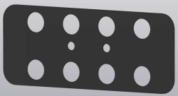 Brake Caliper Adjustment Gasket 1 mm - M03-C5-20-031098