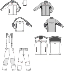 Women's Protective Clothing Set for Transneft Workers