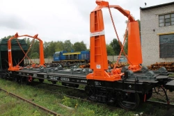 Four-Axle Platform for Transporting Materials and Equipment PM-820