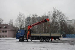 Multi-functional Truck with Hydraulic Crane MKMA based on KAMAZ 65117 Model 64K05N-UK