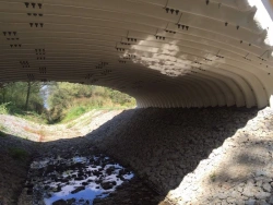 Corrugated Metal Drainage Pipes 400x150