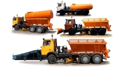 Universal Road Machine MDK-6312 based on MAZ 59365T Chassis 6312C3, 6312C5, 6312C