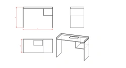 Knitting Machine Table for Series 2.603