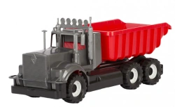 Bison Dump Truck Toy - Plastic Construction Vehicle