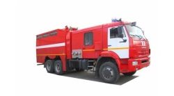 Fire Truck with Pump and Hose ANR 100-2.0 (65111) on KAMAZ Chassis 65111-50, 65111-A5