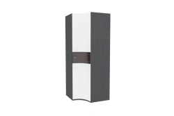 Sonata LD 628.050.000 Corner Cabinet (Gray/Chocolate/Wenge Cavo)