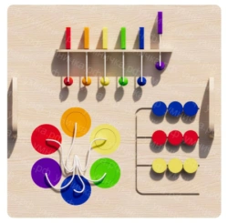 Color Learning Wall Module for Early Childhood Development T-013