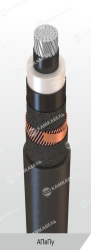 Power Cable with Aluminum Conductors and Cross-Linked Polyethylene Insulation, 6-35 kV, AПвПу