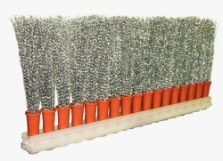Metal Bristle Cassette Brushes for Airfield Cleaning