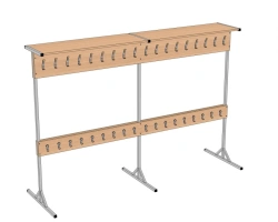 Double-sided Floor Hanger with 36 Hooks 2330*700*1600 mm VNp2-36