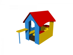 Thematic Playhouse "Domik" for Parks and Public Spaces - Romana 111.16.00