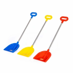 Durable Plastic Toy Shovel with Aluminum Handle for All Seasons - Model 39798