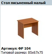 Formula Writing Desk FР 104