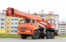 Truck Crane KS-55713-5K-1 with 25 Ton Capacity