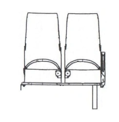 Passenger Seat PS-05.6800010-05.21.2K02 for Comfort and Safety