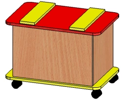 Toy Chest for Children - Model DOU
