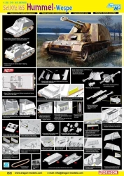 Hummel-Wespe Self-Propelled Gun Model Kit Pz.Haub