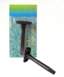 Single-Blade Shaving Device with Replaceable Blades