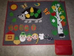 Educational Interactive Panel "Hedgehog, Tree, Tale of the Turnip