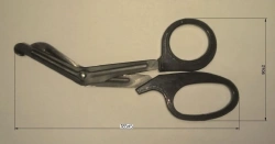 Tactical Scissors for Safe Cutting of Bandages and Dressings