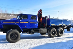 Special Cargo Truck with Crane Manipulator, Ural 4320-6151-71
