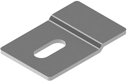 Console Cable Support Fixator KU-FX 40x60mm, Steel 2.0-2.5mm