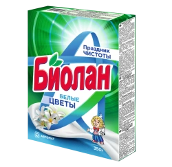 Universal Powder Detergent "Biolan White Flowers Automatic