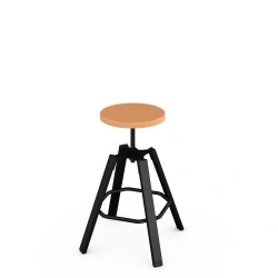 Comfortable Industrial Stool Series 1541 with Height Adjustment
