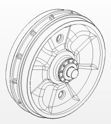 Replacement Tension Wheel for Bulldozer Systems T-40 and T-45 4001-21-143СБ