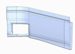 Front Podium Cladding for LiAZ Bus Interior 529222-5107272