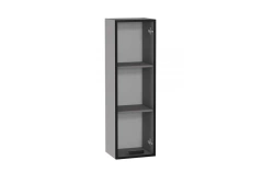 Wall-Mounted Cabinet 300 with Glass (Gray Slate) - LД.681070.000