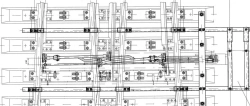 Electric Drive Assembly for Cross Switch R65 Model 1/9 on Concrete Beams (Project 17532-00-00)