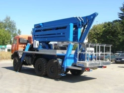 Hydraulic Mobile Lift AHP 32RT KAMAZ-43118 31M 250KG 19.3M